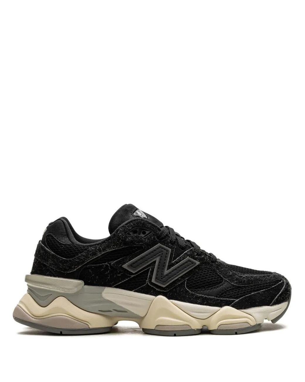New Balance Black 9060 Lace-Up Sneakers
