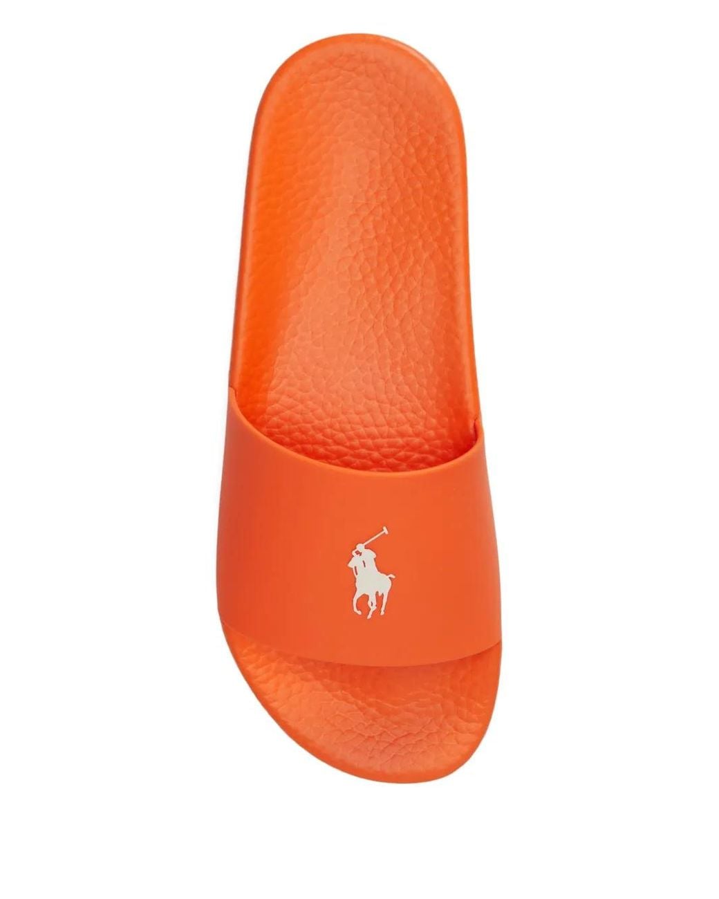 Polo Ralph Lauren Orange Signature Pony Slide for men