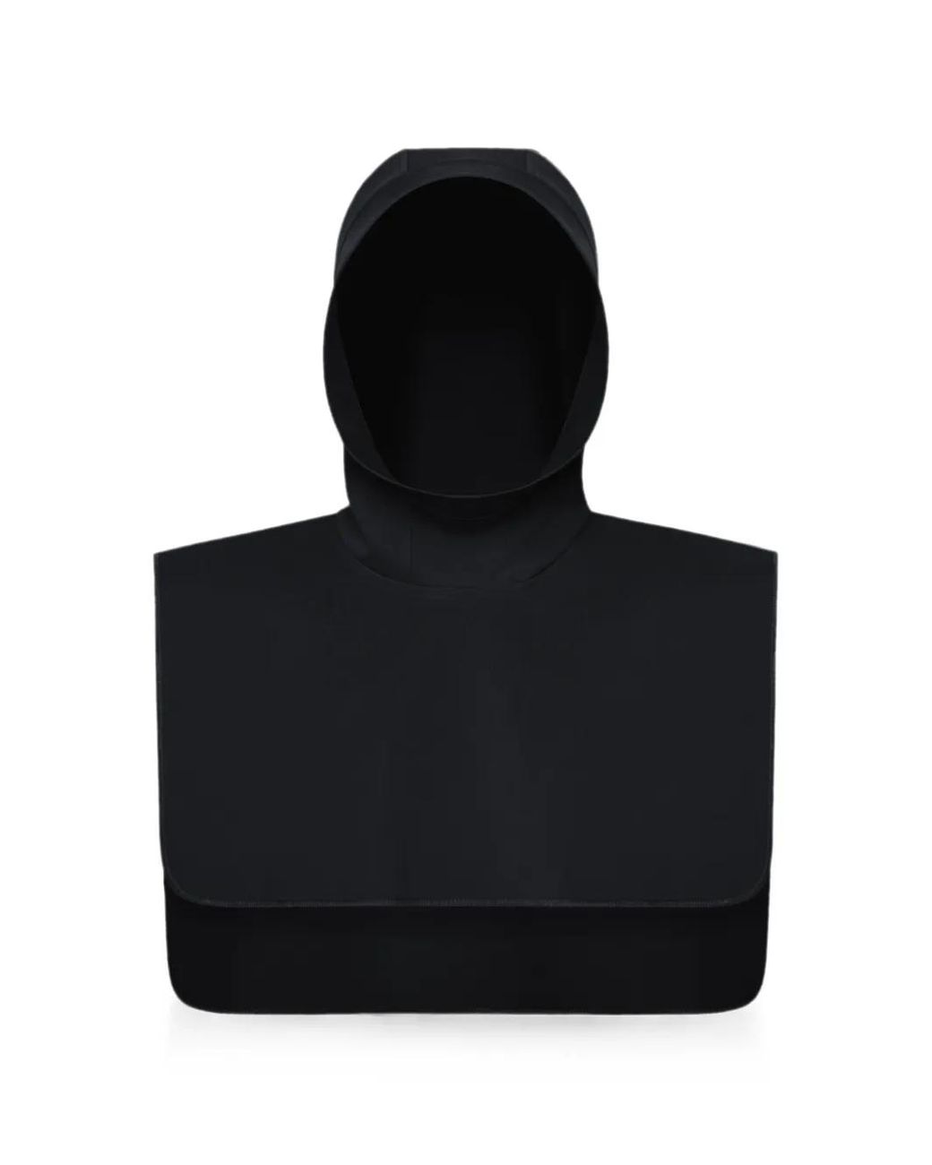 Muzaradi Black Logo-Patch Cotton Hood