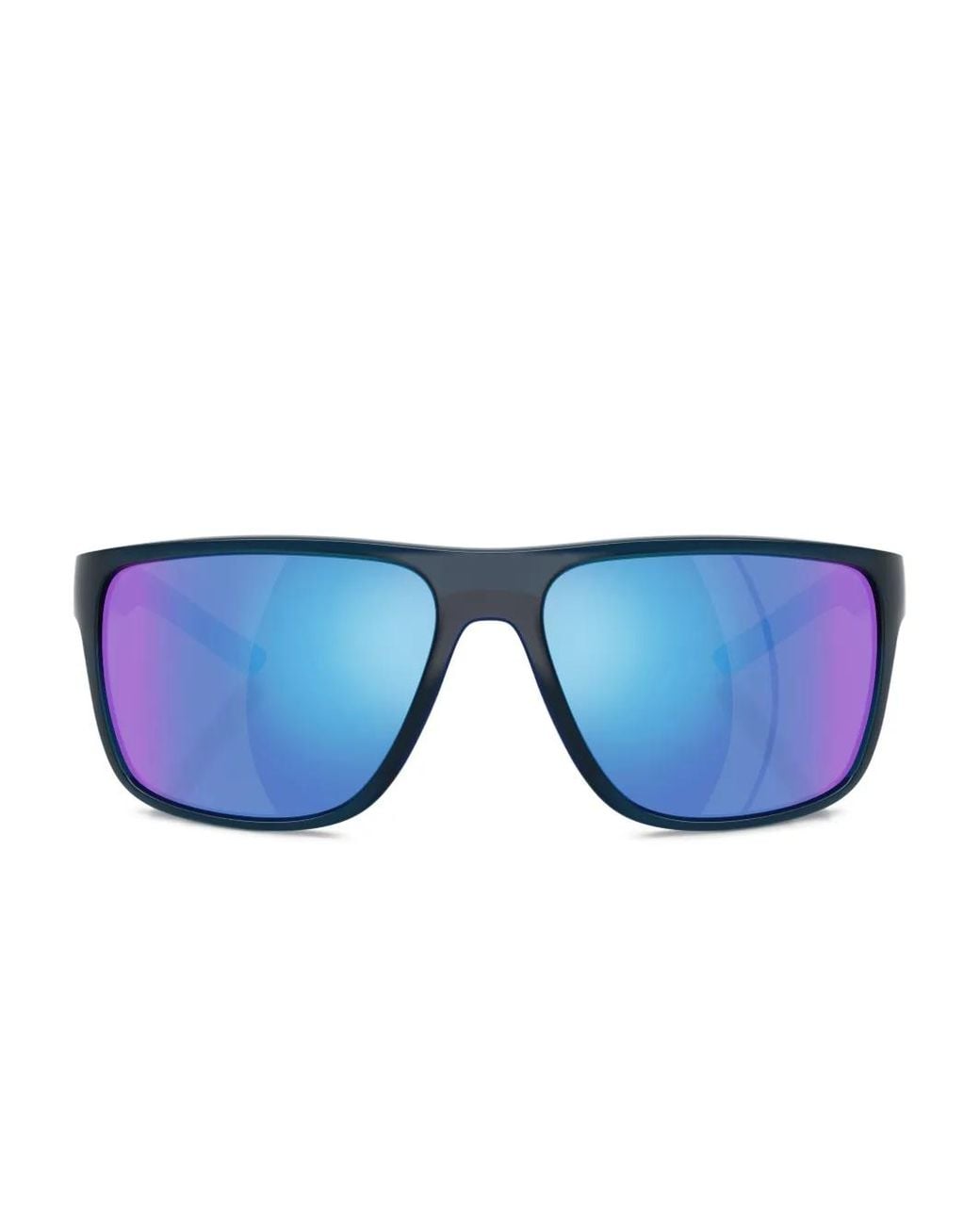 Scuderia Ferrari Blue Rectangle-Frame Tinted Sunglasses for men