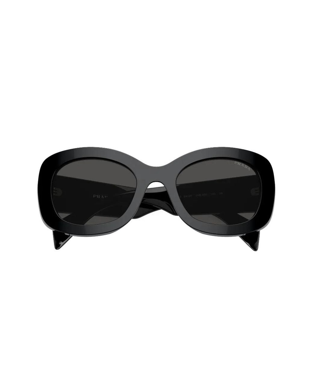 Prada Black Prada Pr A13S Oversize Framde Sunglasses