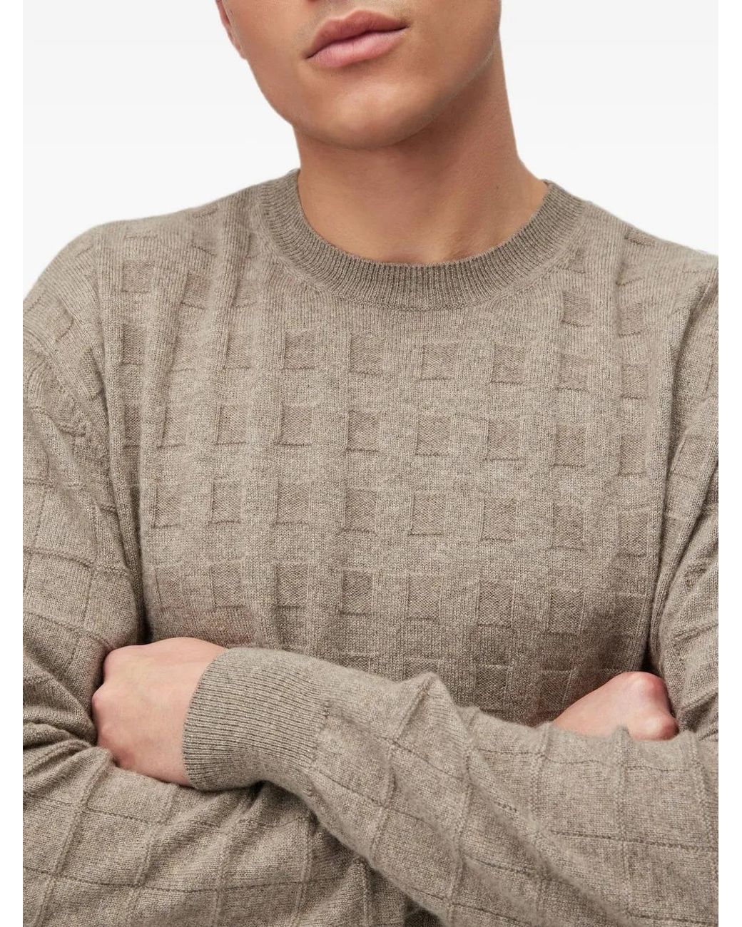 RETORI Natural Window Crew-Neck Sweater for men