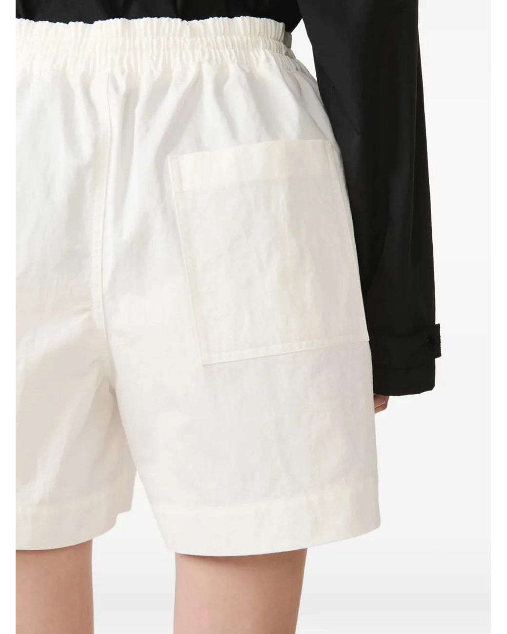 Studio Nicholson White Karya Drawstring-Fastening Shorts