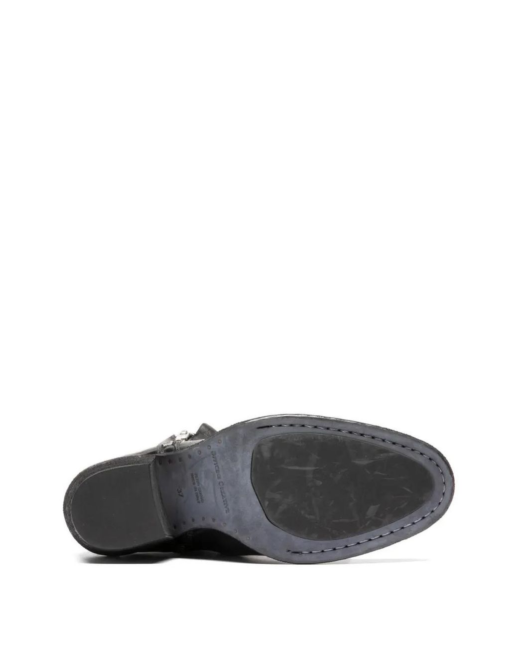 Officine Creative Black Sydney Side Zip Boots