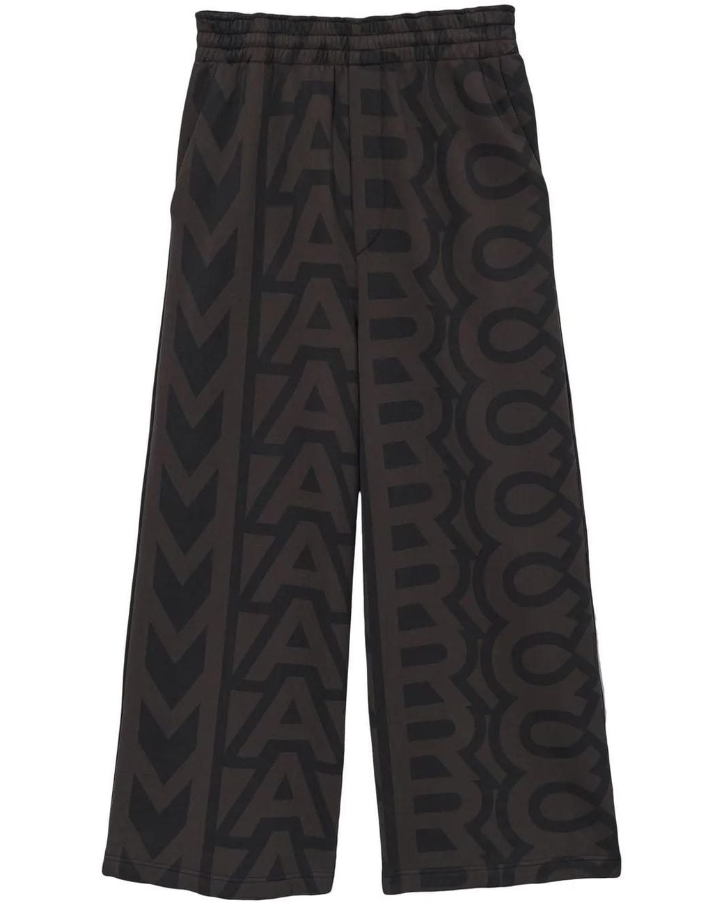 Marc Jacobs Black Monogram Oversized Track Pants
