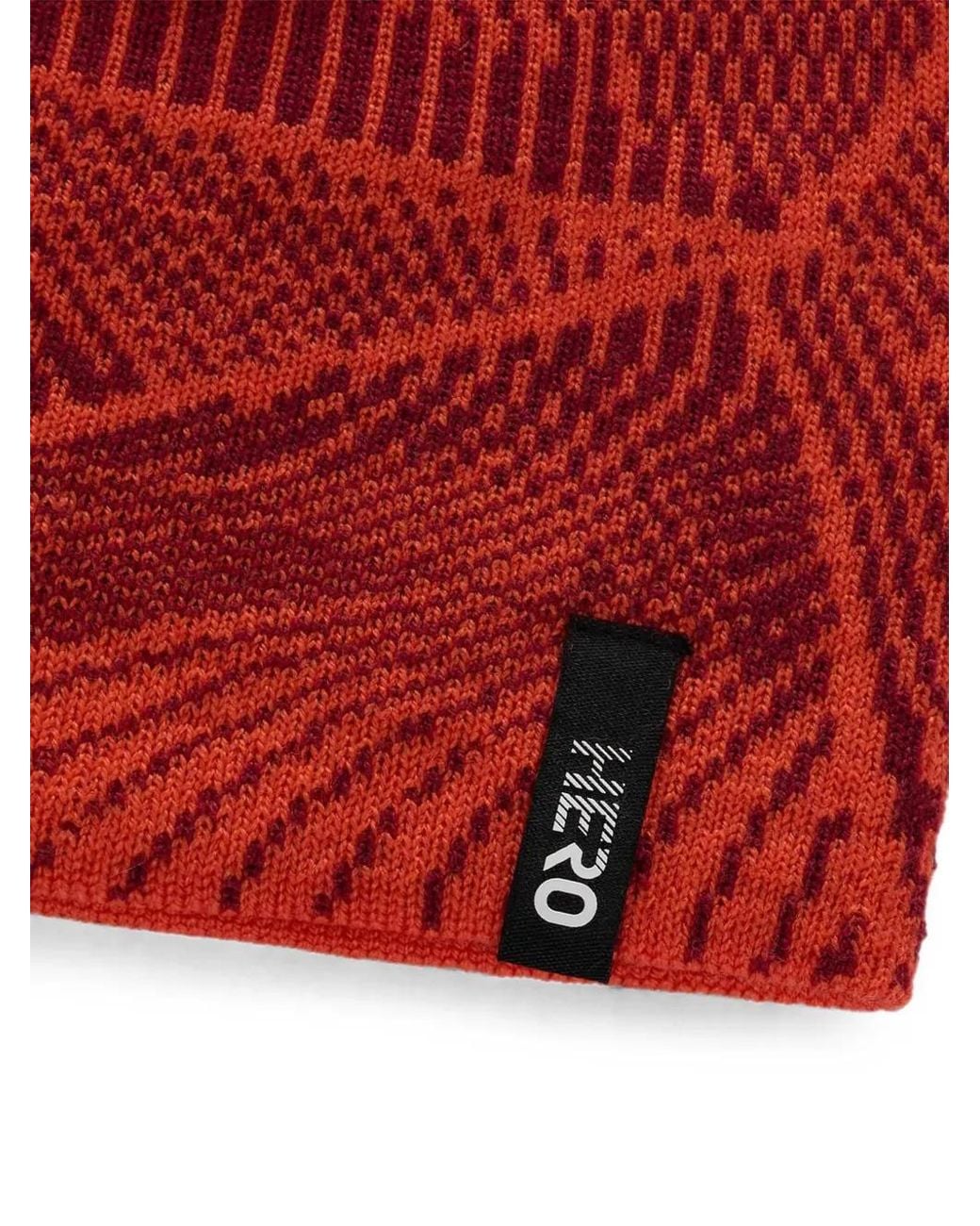 Rossignol Red Hero Logo-Patch Beanie Hat