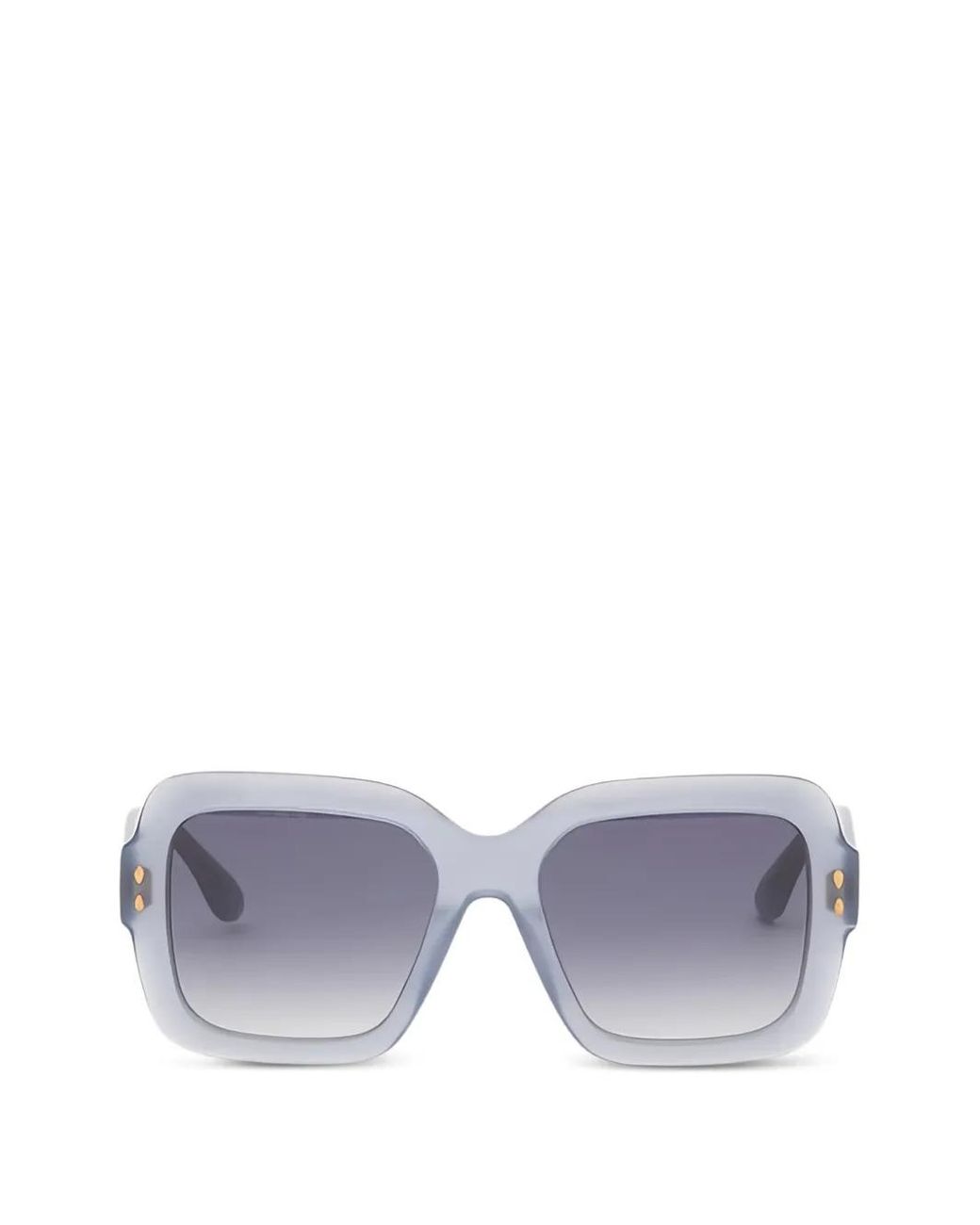 Isabel Marant Gray Hexagonal Sundy Sunglasses