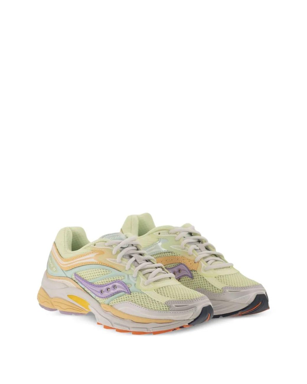 Saucony White Progrid Omni 9 Prism Sneakers