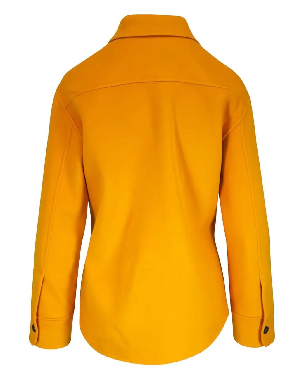 ODEEH Orange Buttoned Jacket