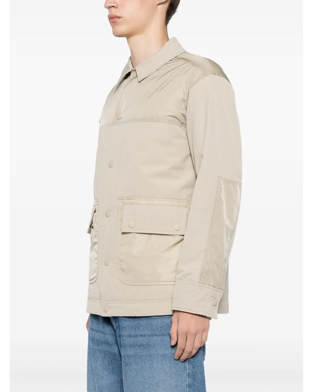 Aspesi Natural Padded Nylon Jacket for men