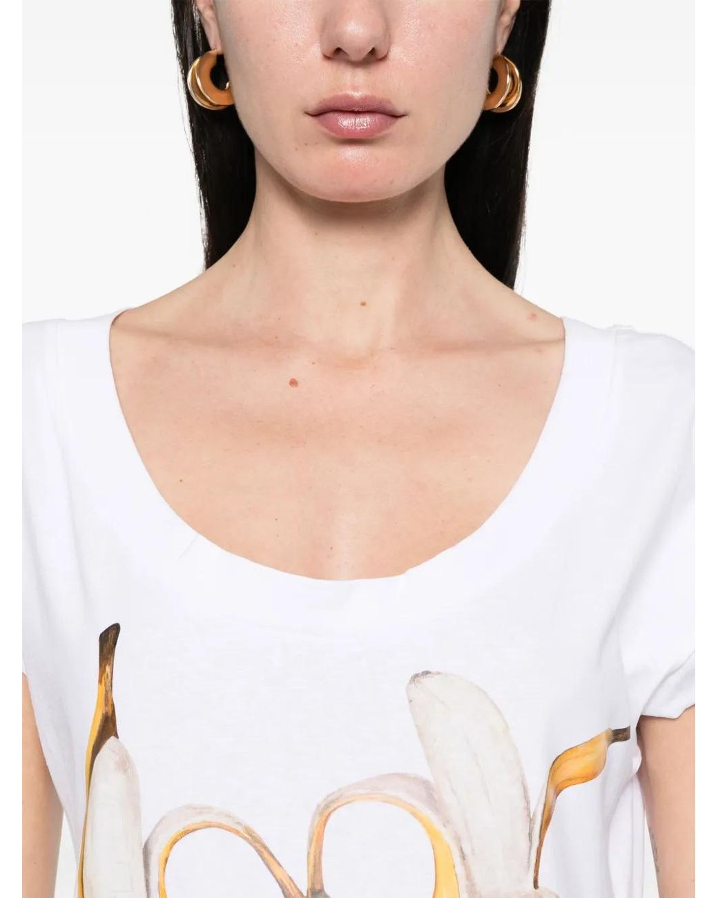 Stella McCartney White Banana T-Shirt