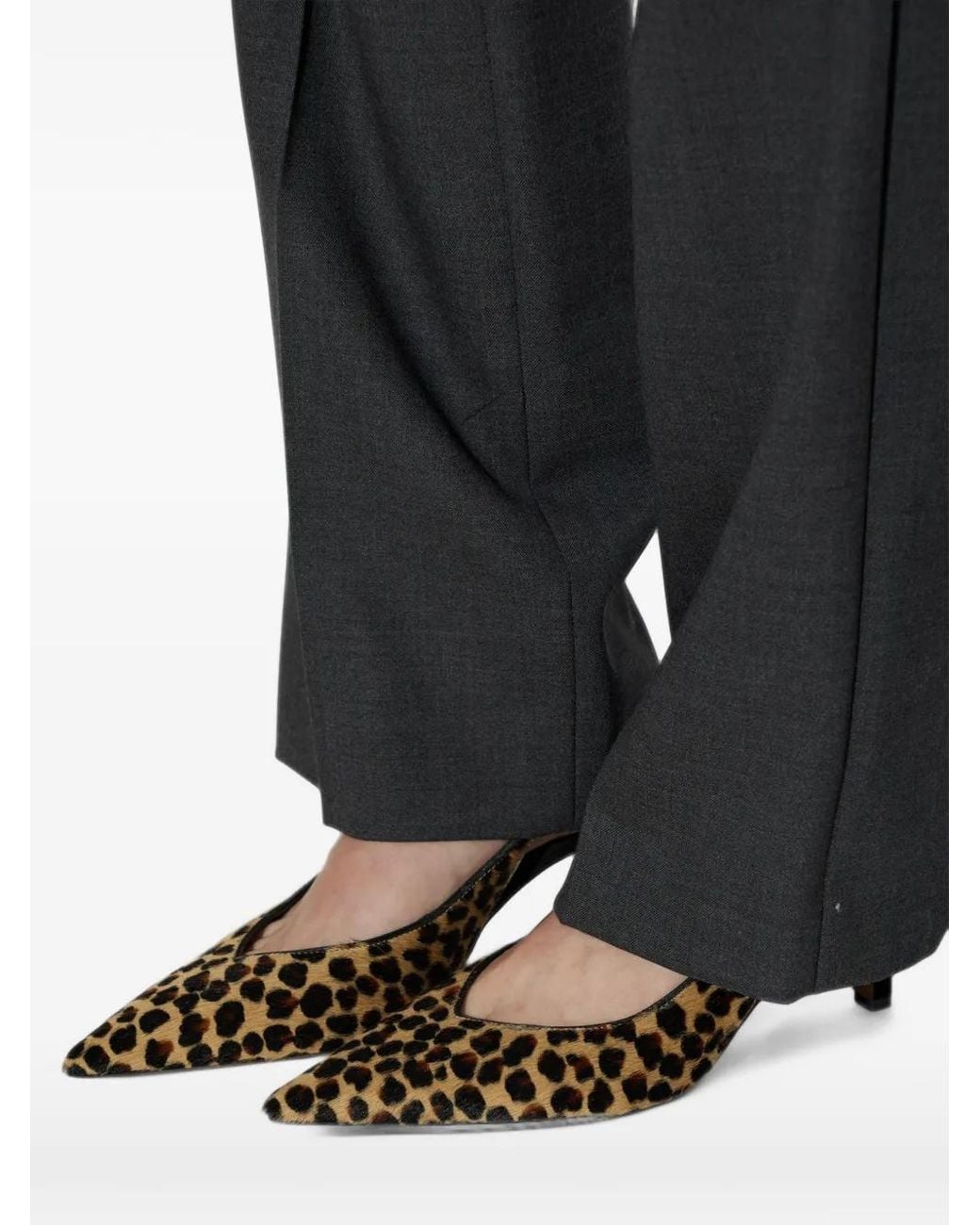 Neous Metallic Moriah Leopard-Print Pumps