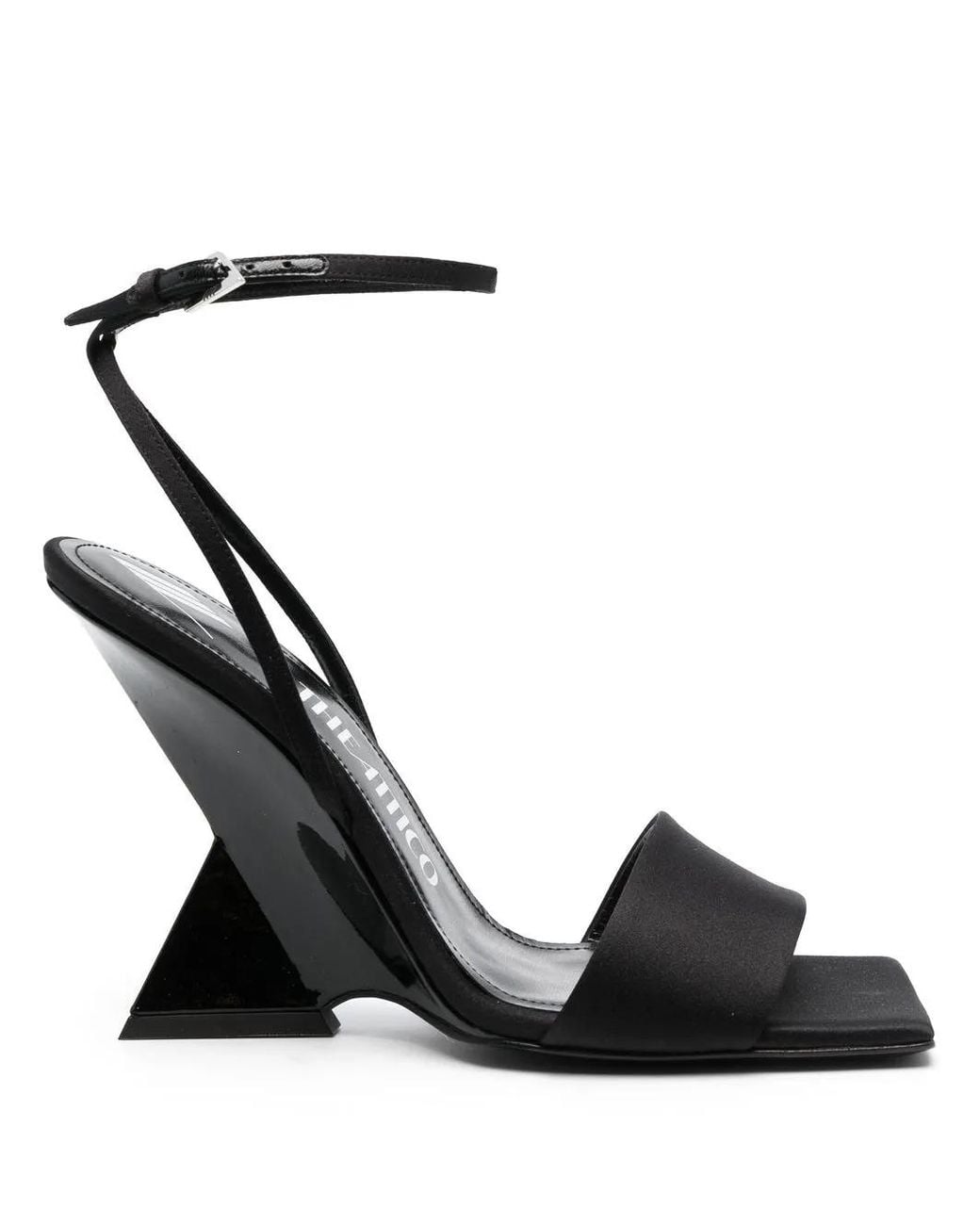 The Attico Black Open-toe Sandals