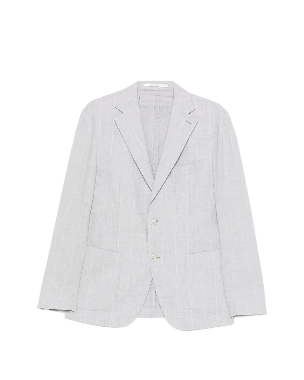 Eleventy White Single-Breasted Blazer for men