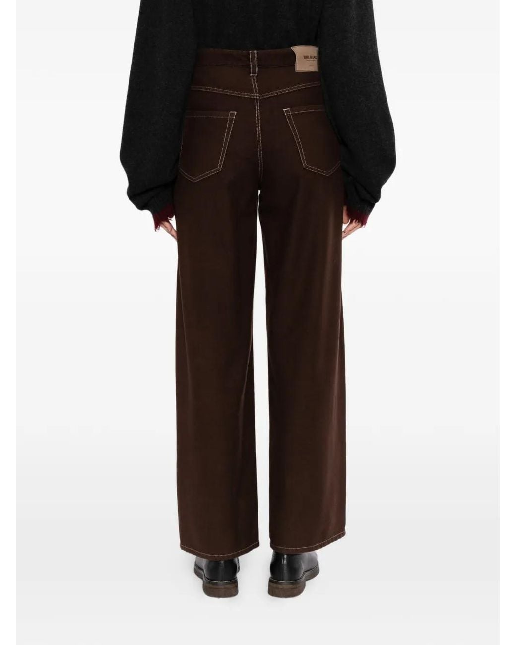 Pantalones Phyllis Uma Wang de color Brown