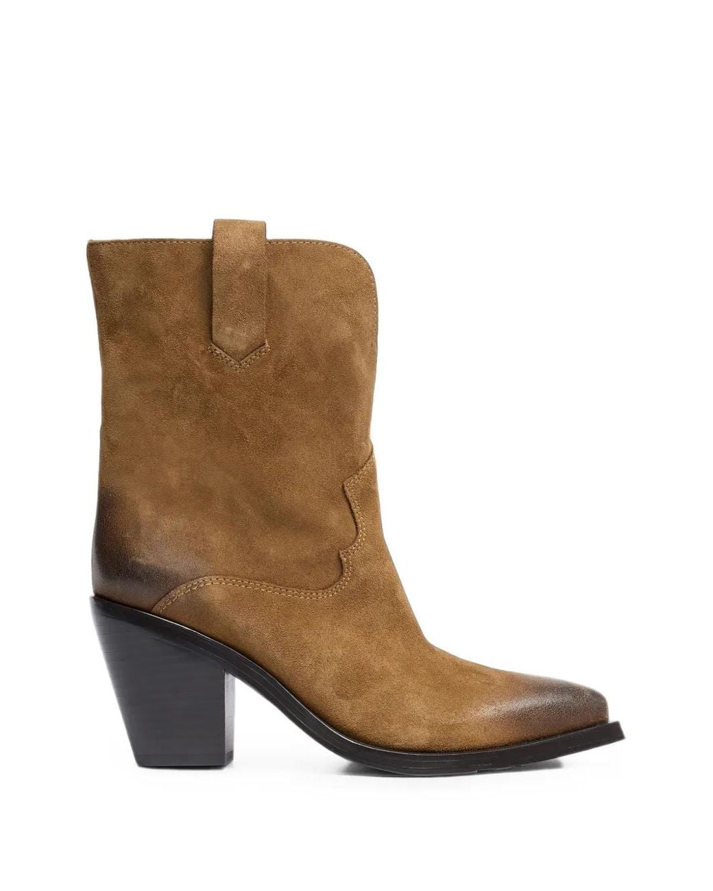 Botines Jester Estilo Western Ash de color Brown
