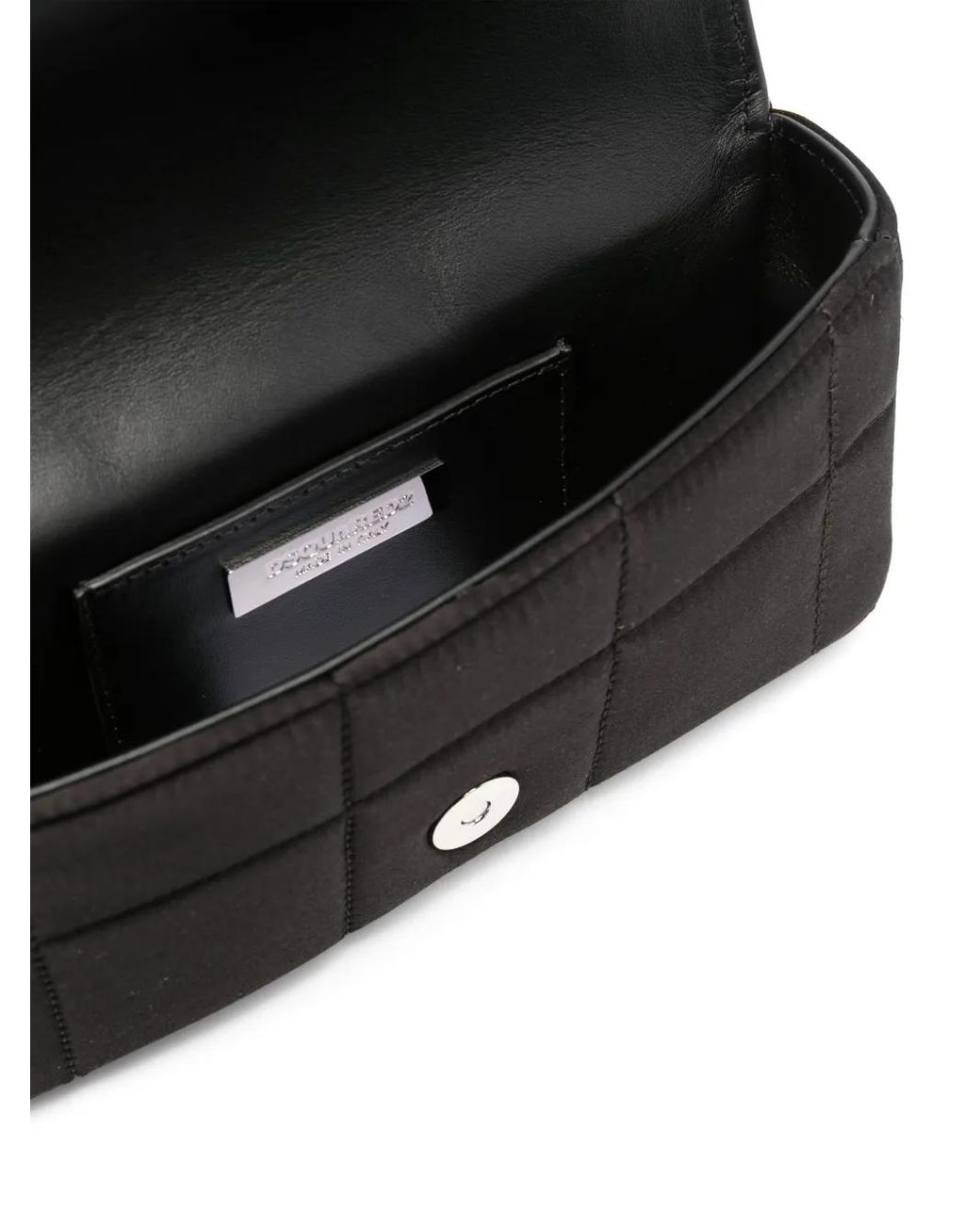 DSquared² D2 Statement Gewatteerde Clutch in het Black