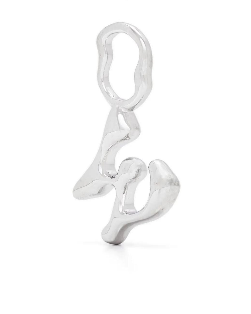 Maria Black White Fluent Letter W Charm