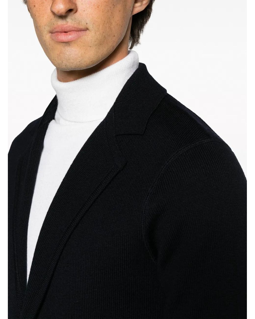 Orlebar Brown Black Rainer Merino-Wool Blazer for men