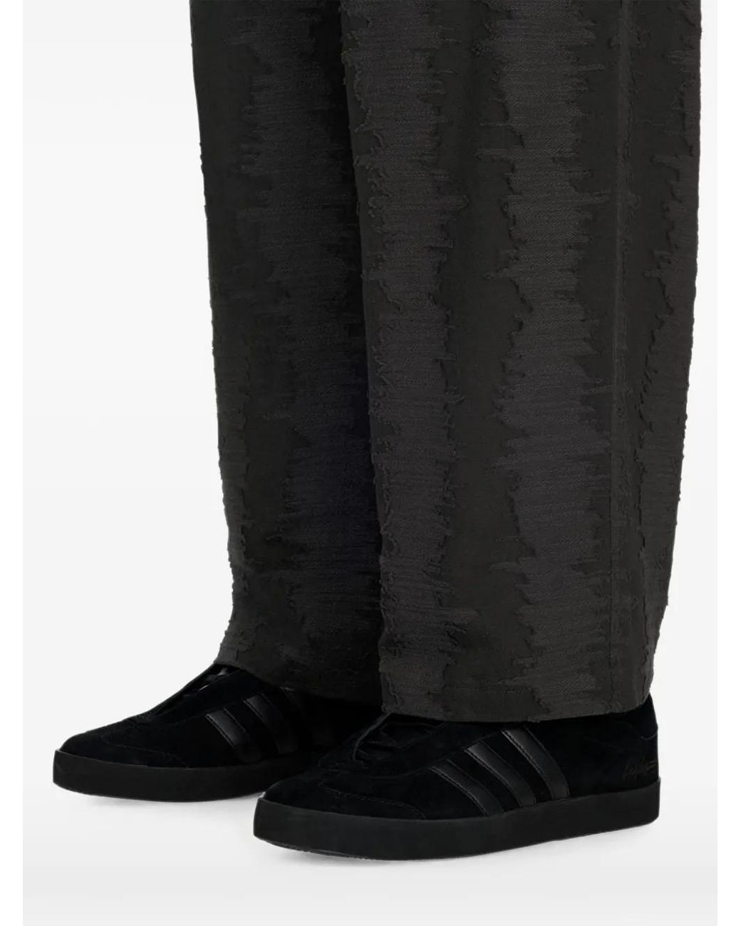 Y-3 Black Deco Stitch Track Pants