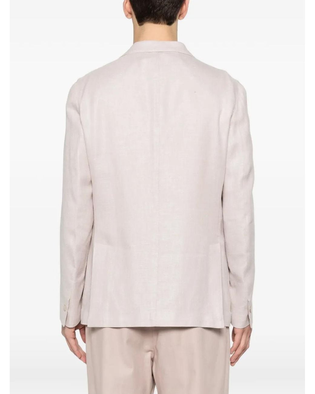 Eleventy Pink Single-Breasted Blazer for men
