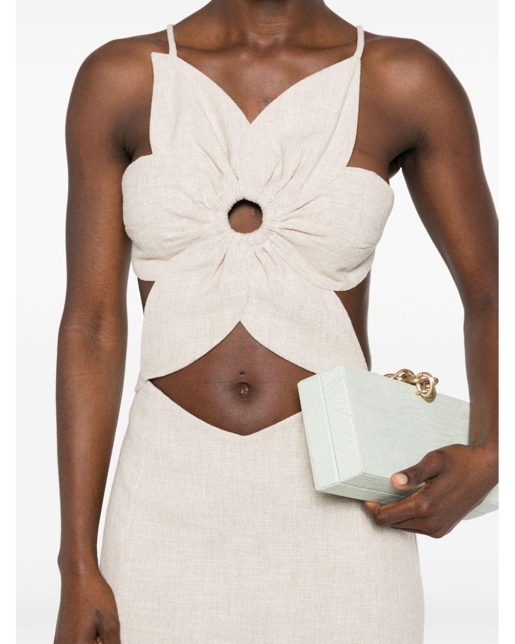 Cult Gaia Aura Mini Dress in White