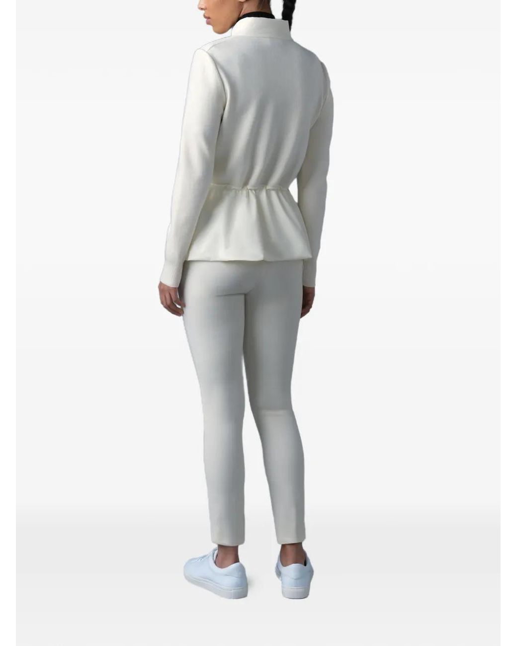 Mackage White Laika-Z Drawstring Hybrid Jacket