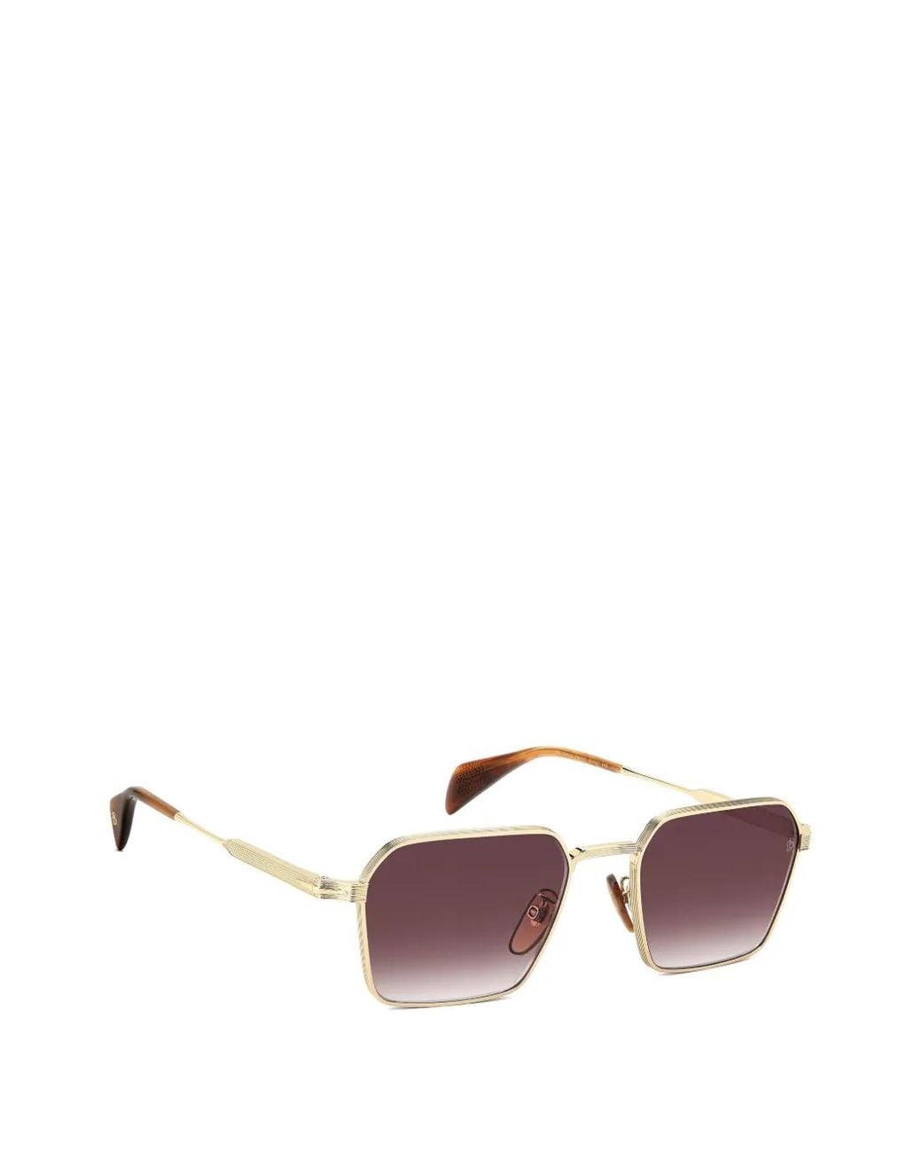 David Beckham Purple Geometric-Frame Sunglasses for men