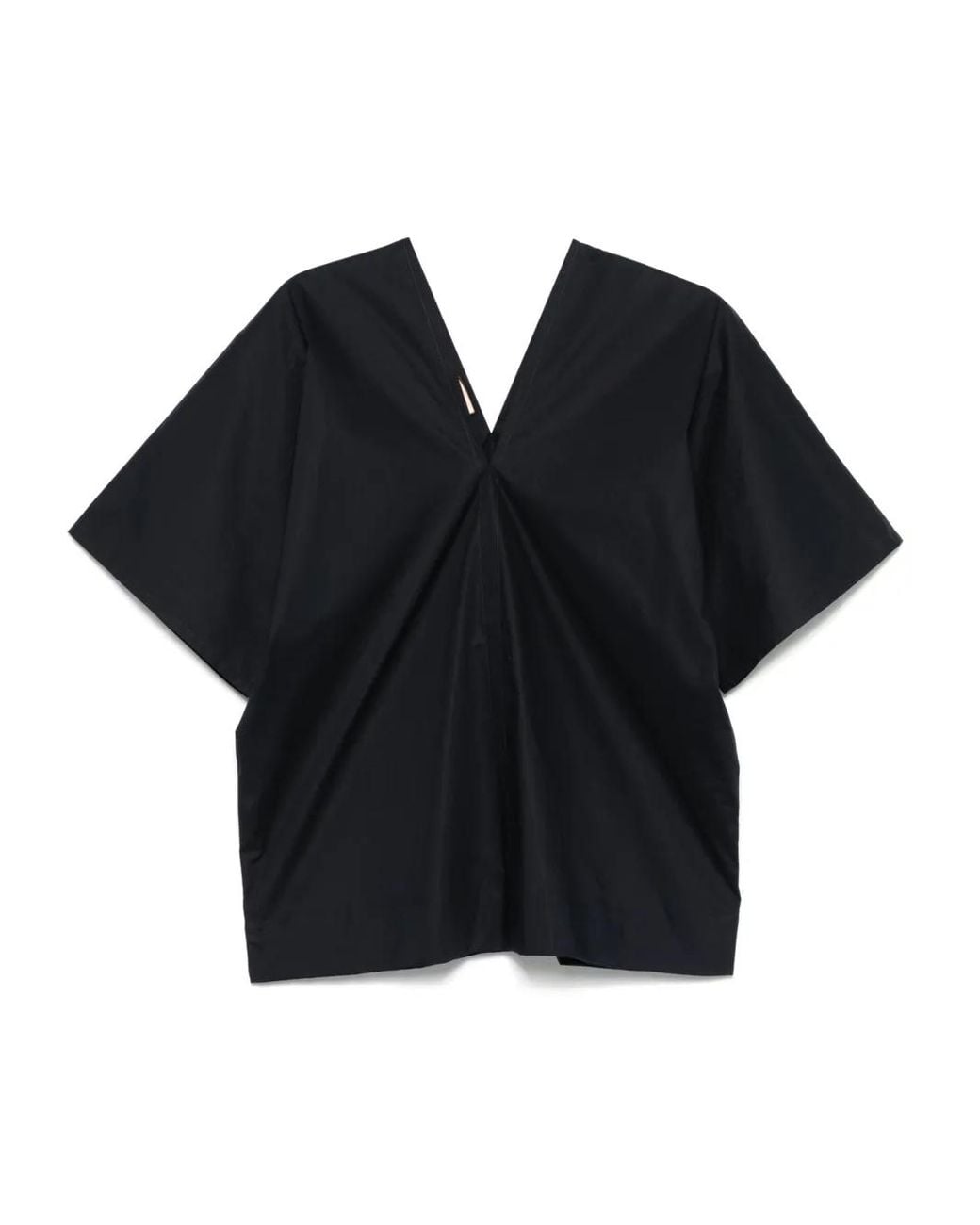 Plan C Black Top Mit V-Rückenausschnitt