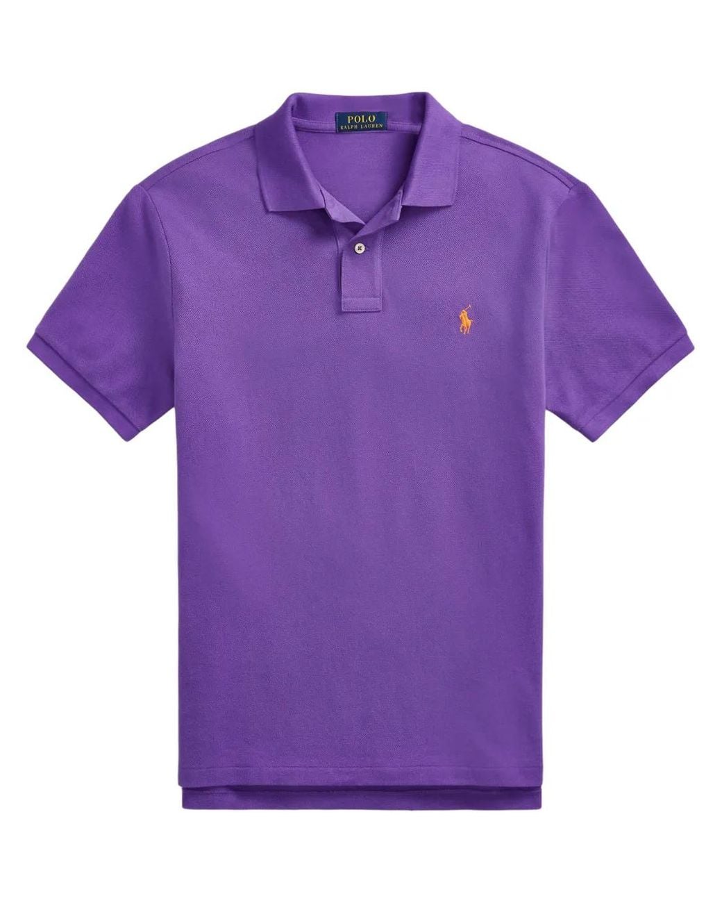 Polo Ralph Lauren Purple Polo Pony Cotton Polo Shirt for men