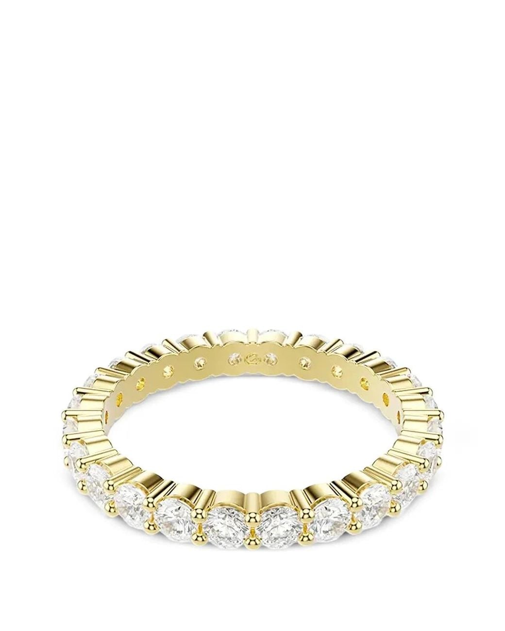 Swarovski Metallic Matrix Vittore Crystal-Embellished Ring