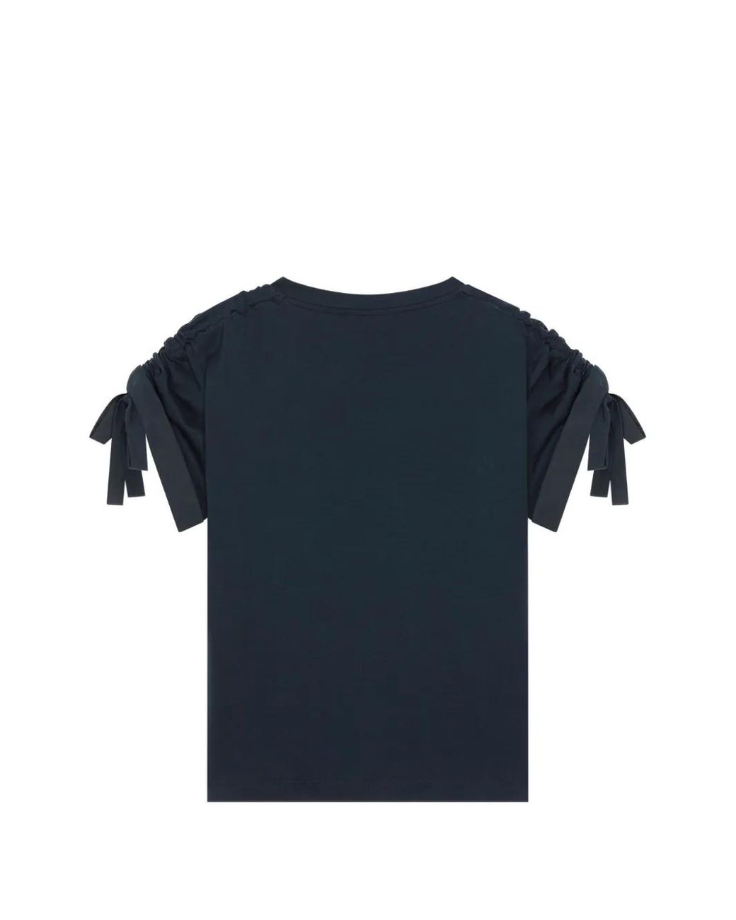 Givenchy Blue Cotton Ribbon T-Shirt