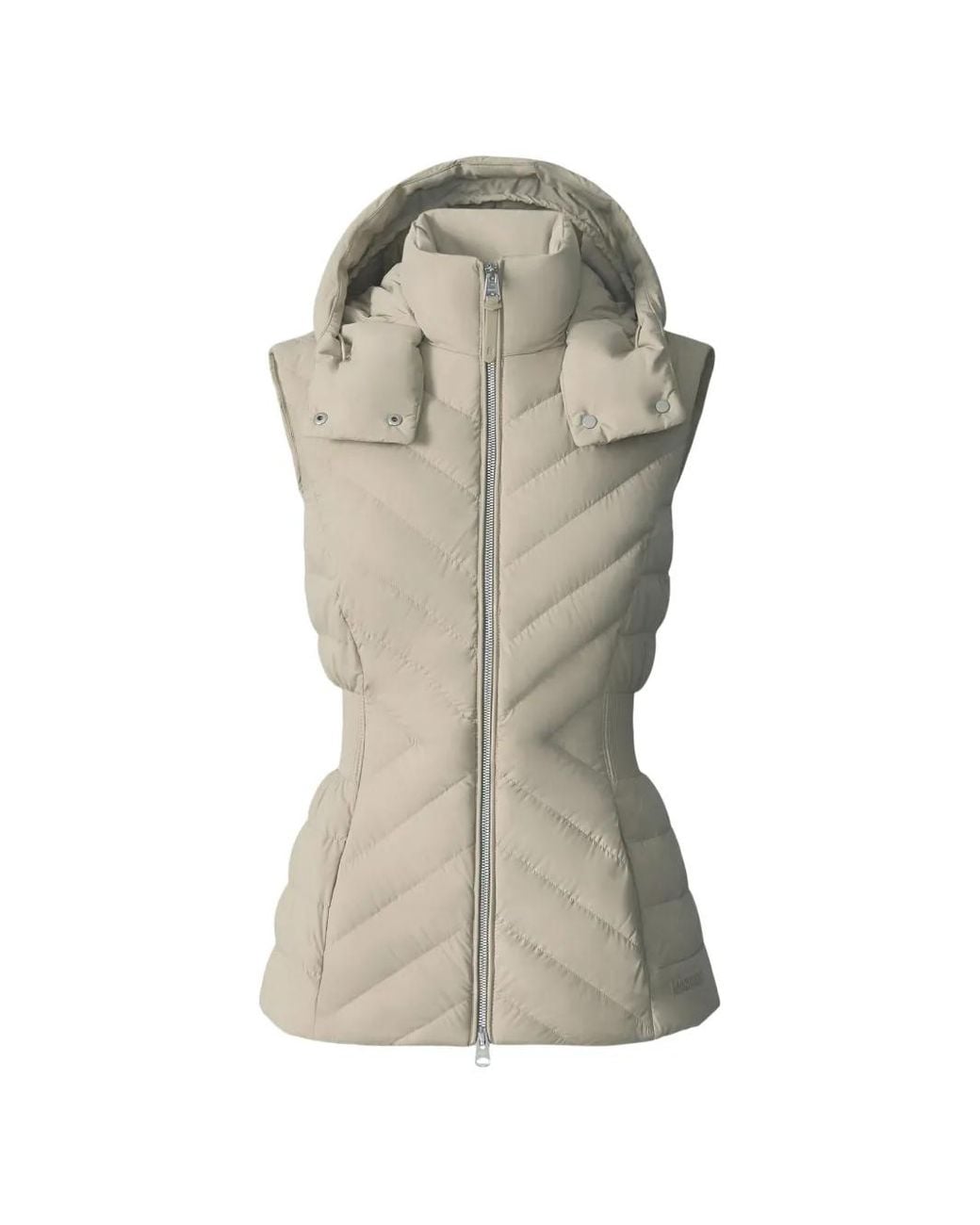 Mackage Natural Gilet Matelassé Hoshi À Capuche