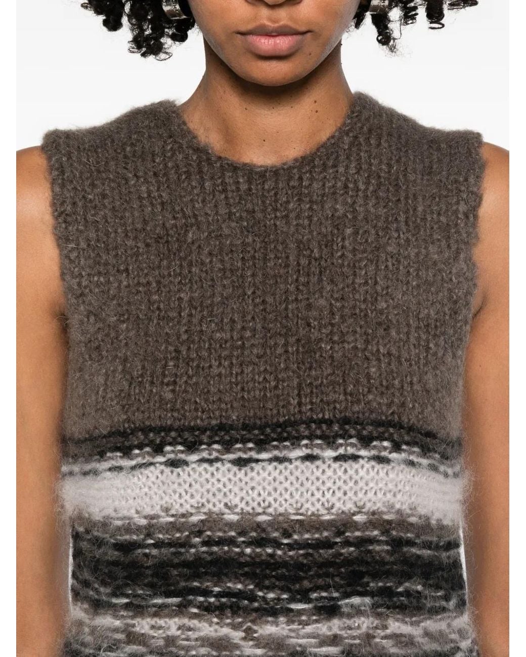 Our Legacy Gestreepte Top in het Gray