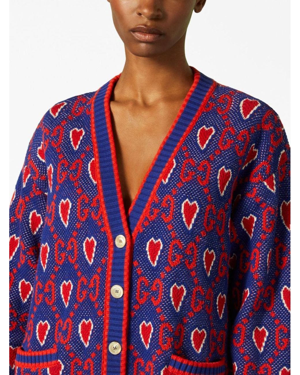 Gucci heart cardigan popular