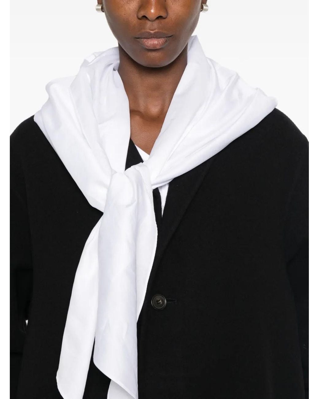 Sofie D'Hoore Black Single-Breasted Notched-Lapels Coat