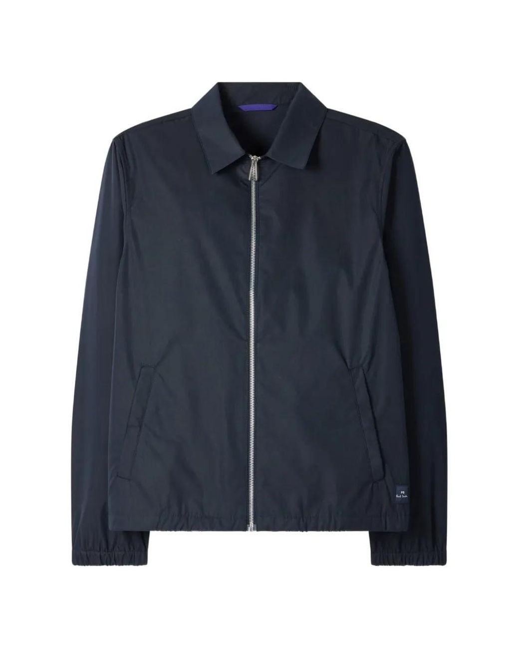 Paul Smith Black Cotton-Blend Zip Jacket for men