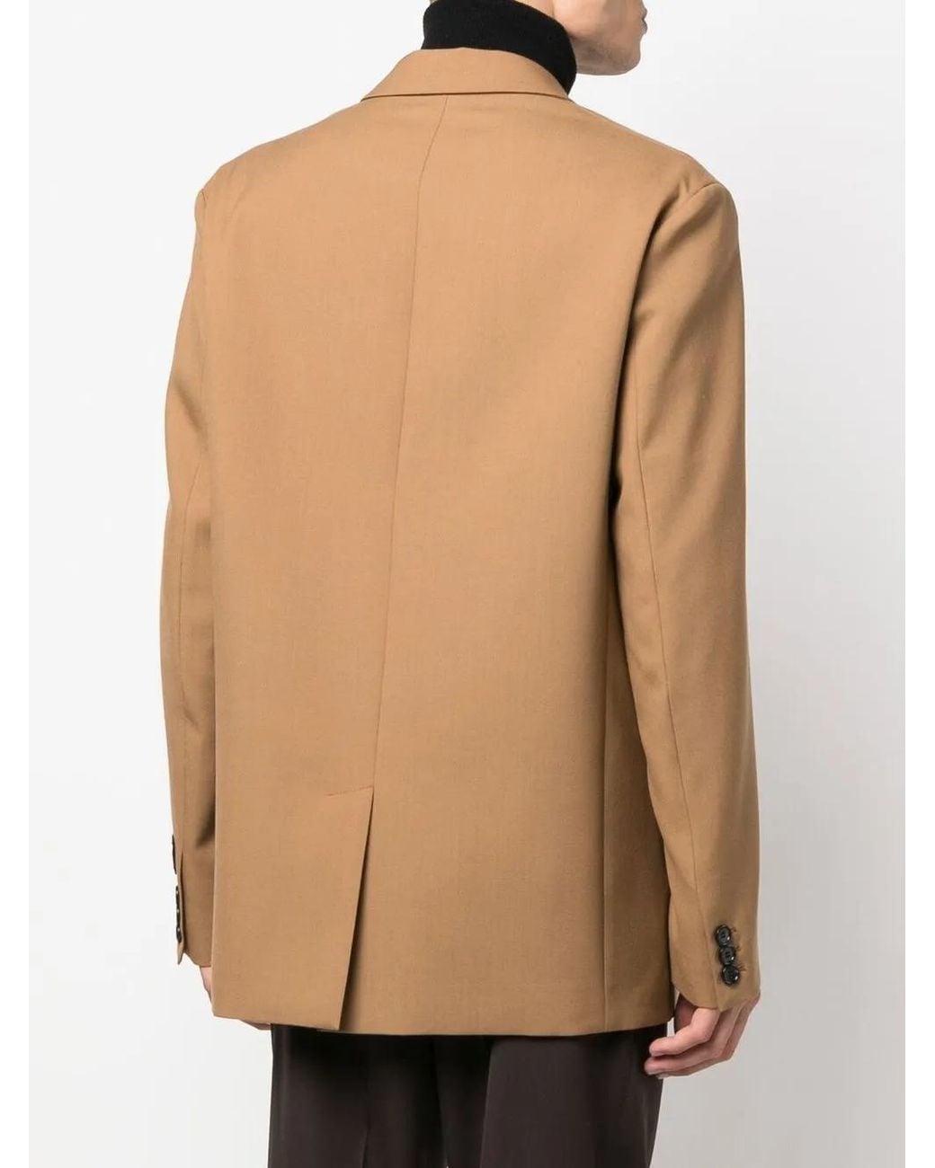 Marni Brown Single-Breasted Tailored Blazer for men