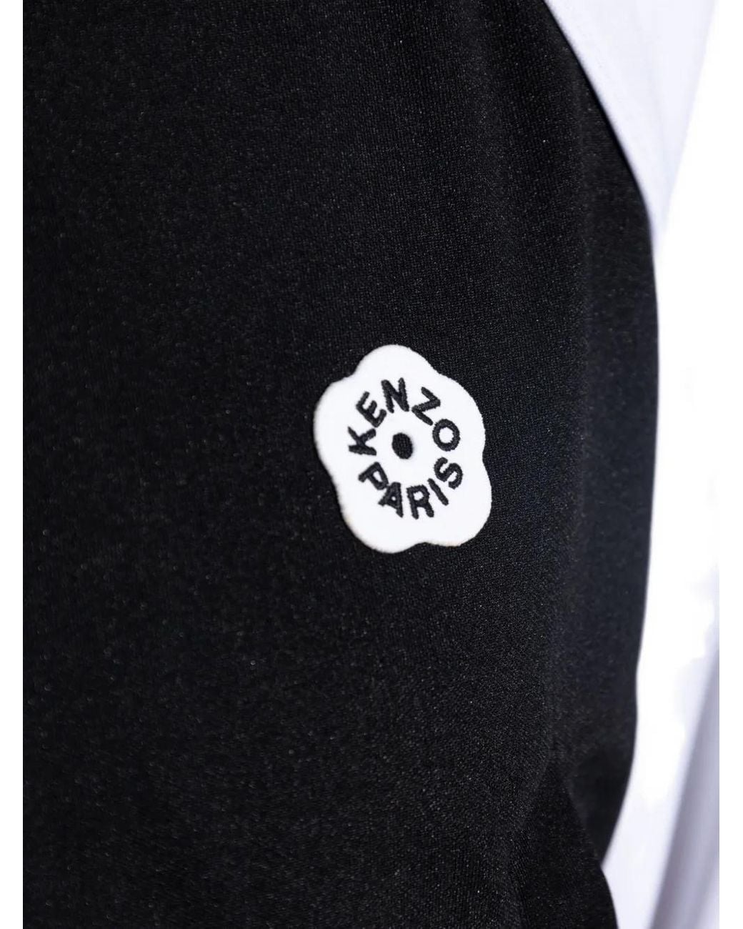 KENZO Blue Logo Embroidered Sweatshirt
