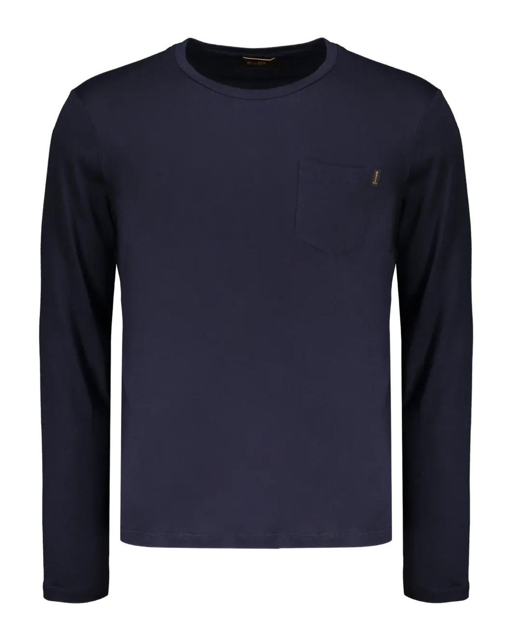 Moorer Blue Chest-Pocket T-Shirt for men