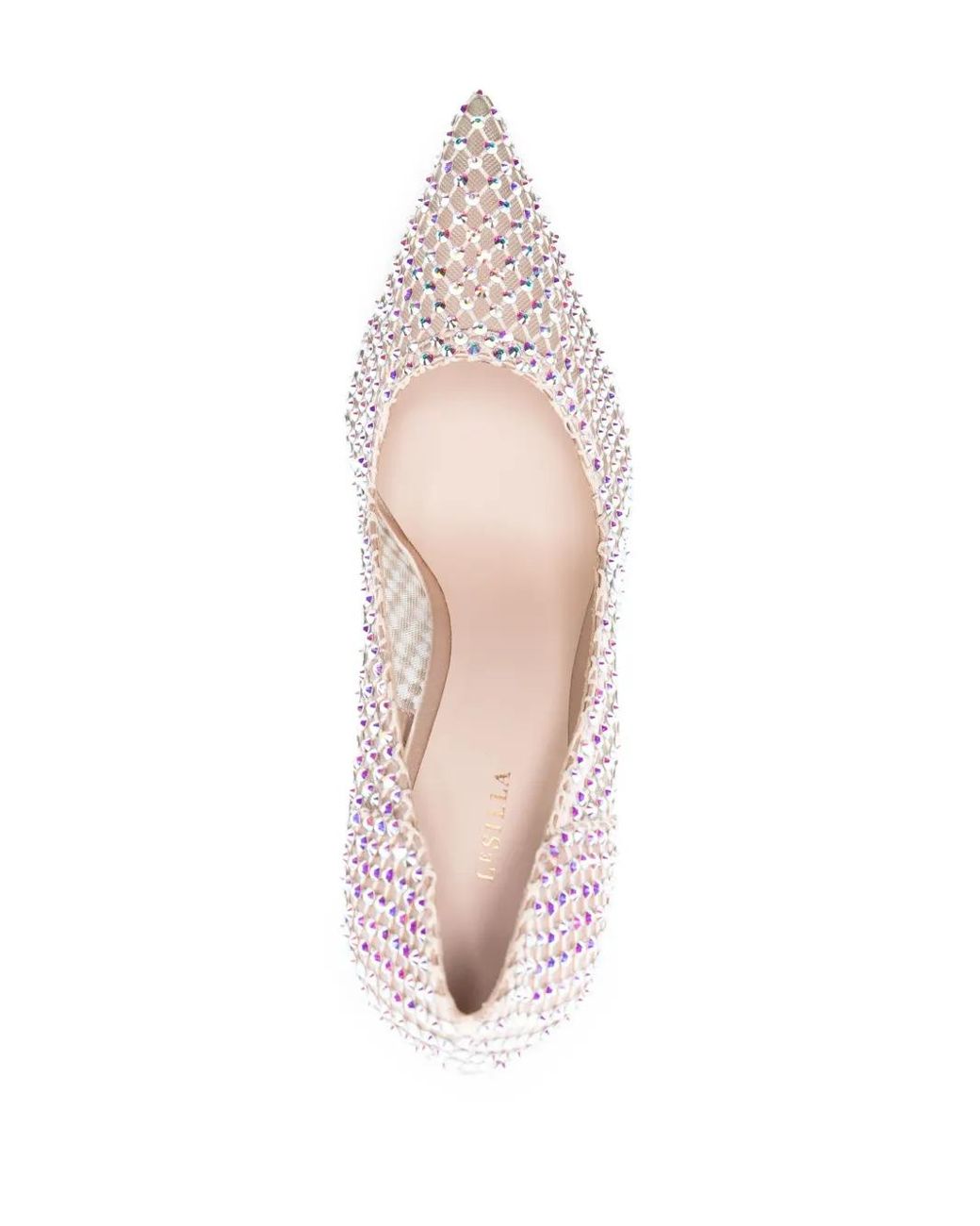 Le Silla Pink Gilda 120Mm Rhinestone-Embellished Pumps