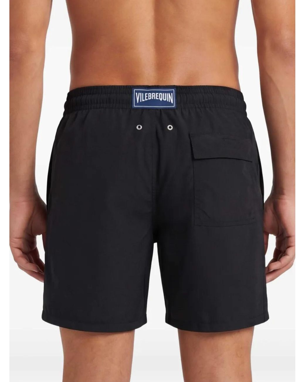 Vilebrequin Blue Logo-Patch Swim Short for men