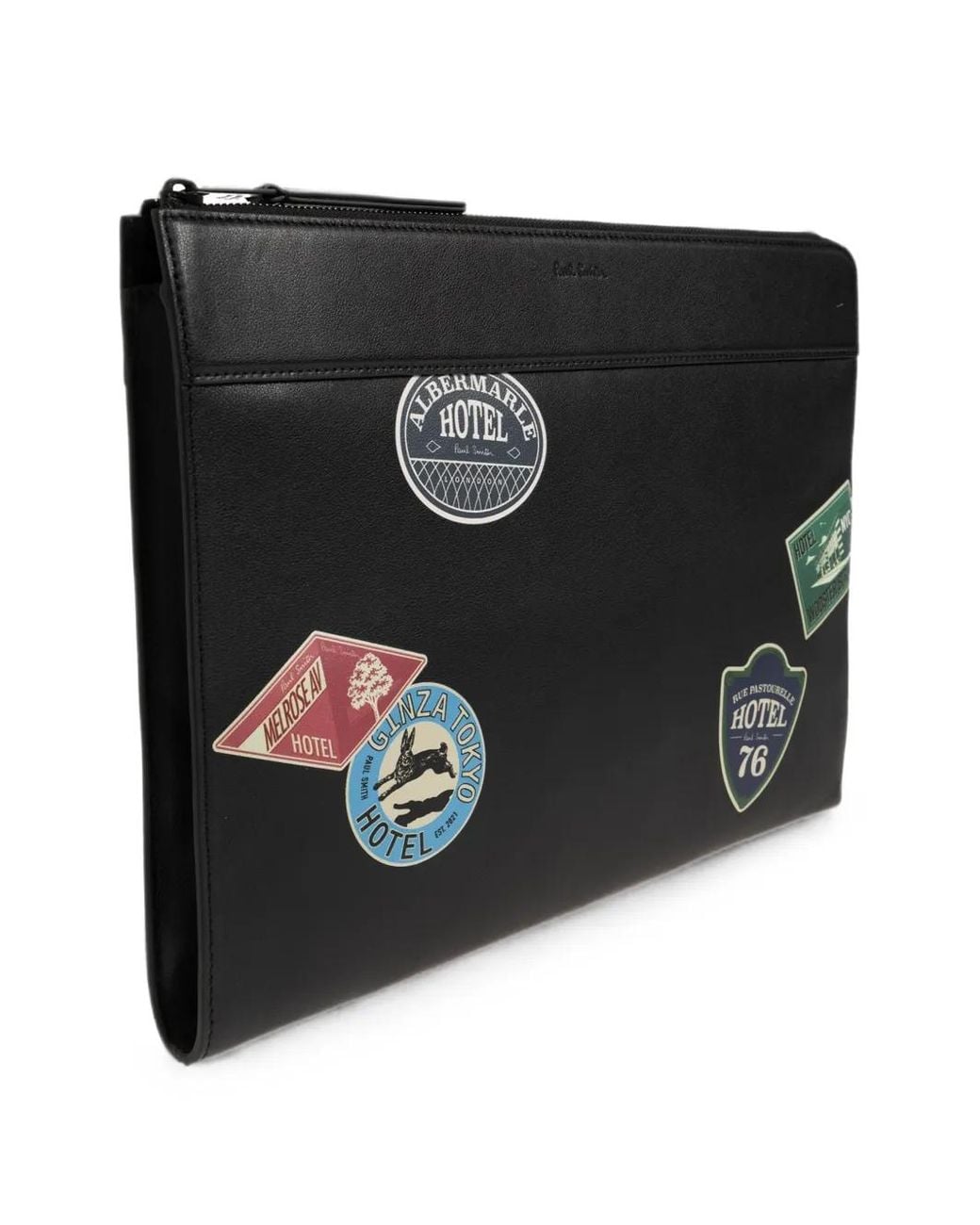 Paul Smith Black Leather Document Case for men