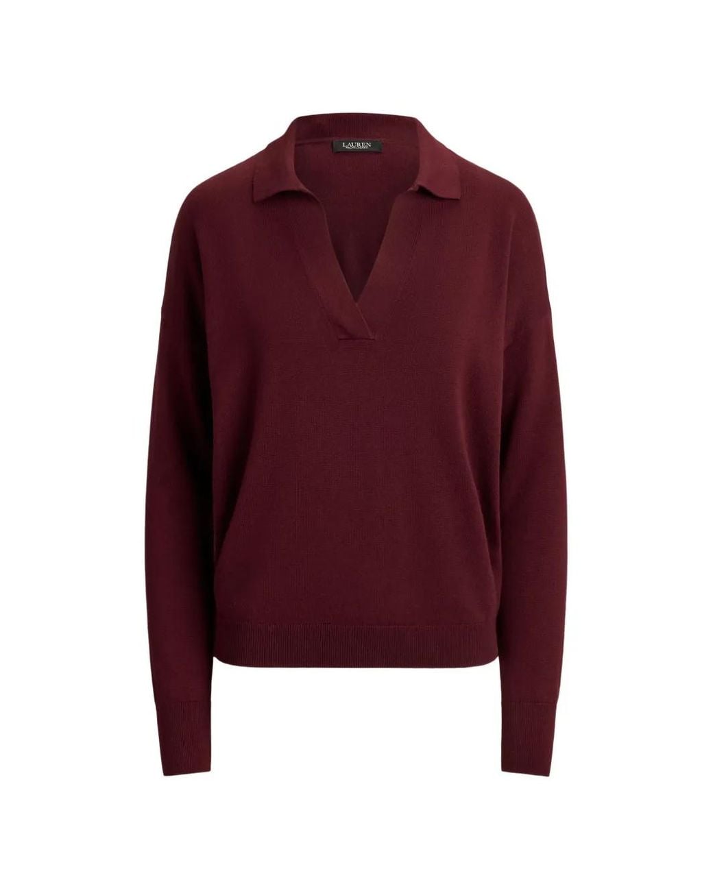 Ralph Lauren Red Long-Sleeves Sweater
