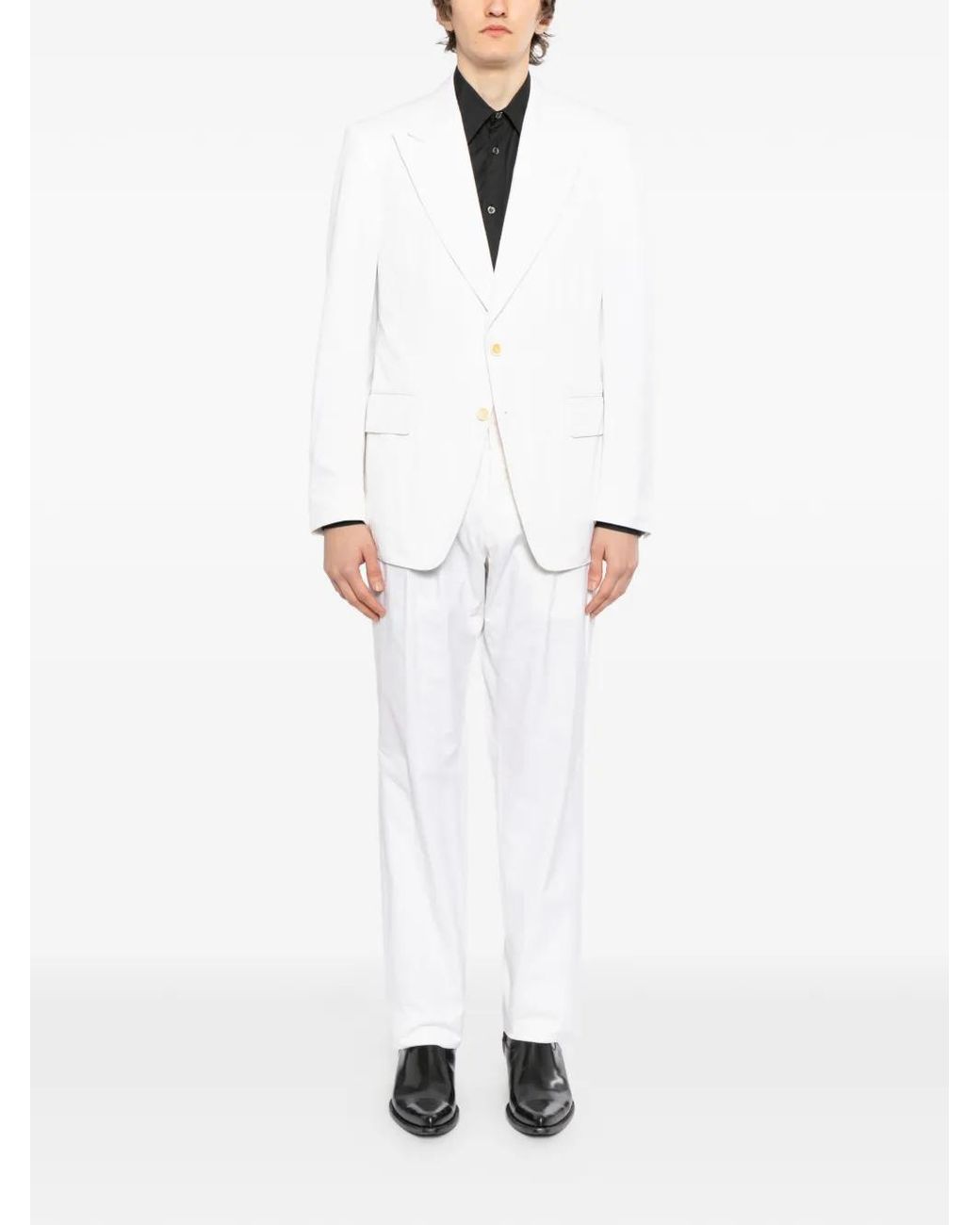 Tom Ford White Single-Breasted Blazer for men