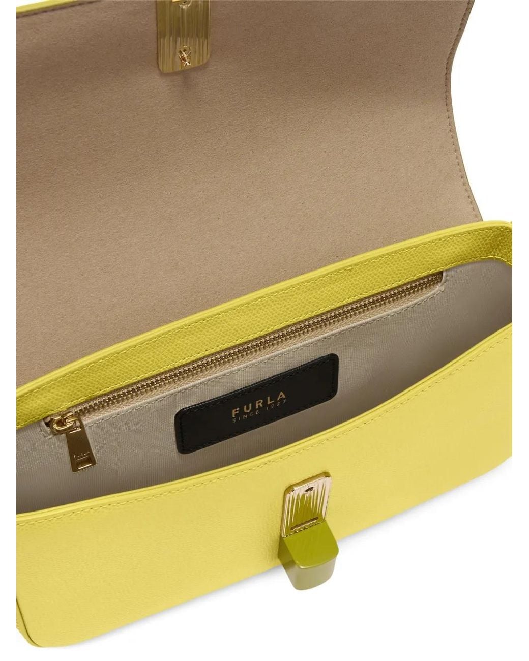 Furla Yellow Iride Cross Body Bag S