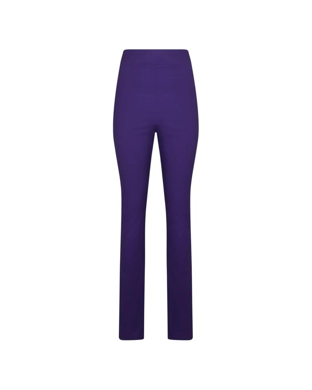 Philosophy Di Lorenzo Serafini Purple High-Waisted Fitted Trousers