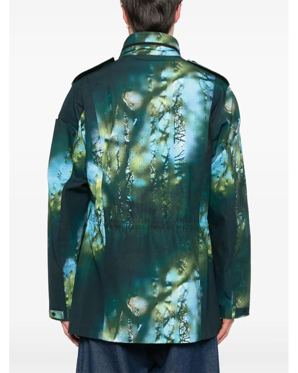 Y-3 Green Aop Jacket for men