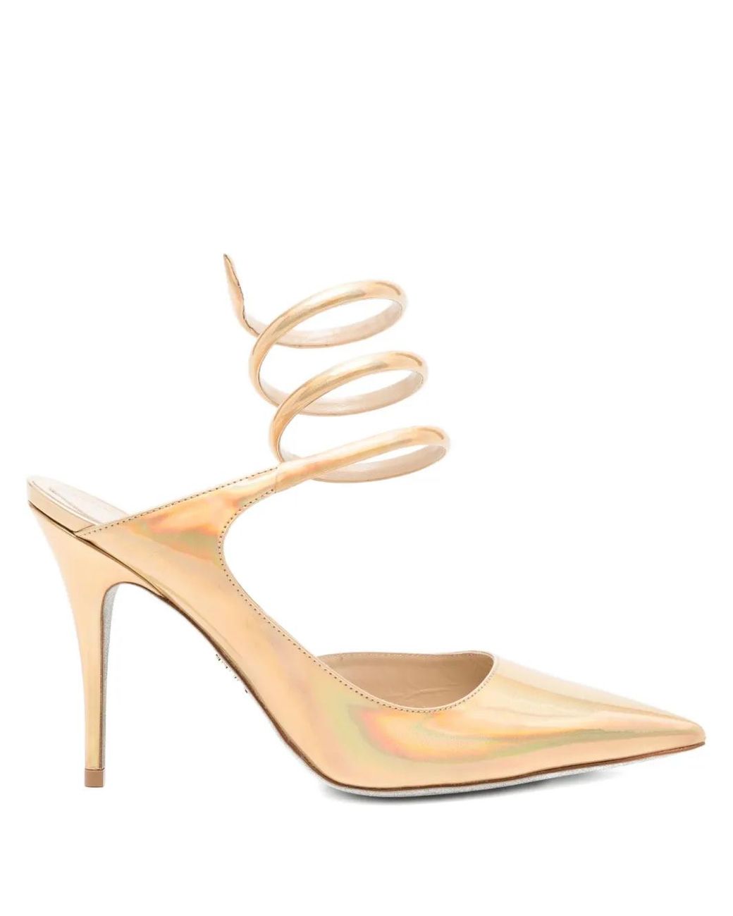 Rene Caovilla Metallic Cleo Pumps
