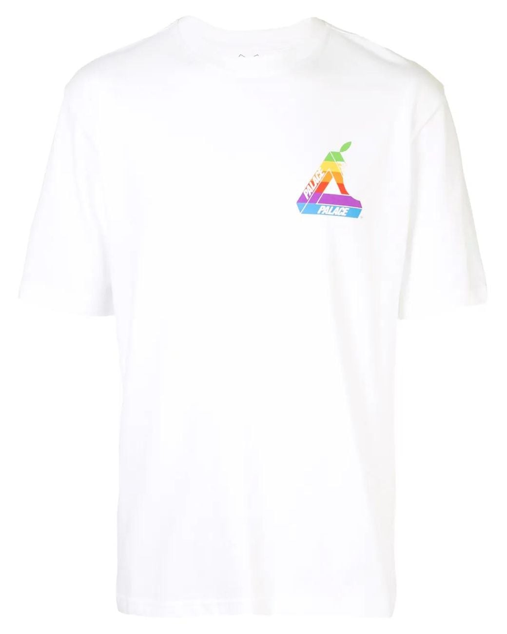 Palace White Jobsworth Logo-Print T-Shirt for men